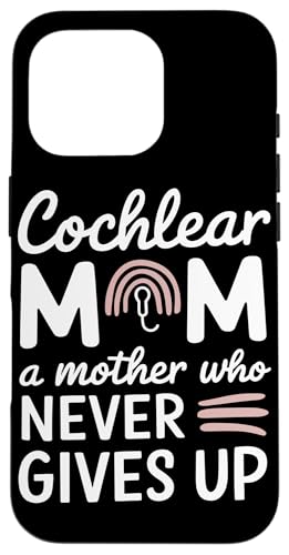 Cochlea-Implantat Awareness Cochlea-Implantat Mama Hülle für iPhone 16 Pro von Deaf Pride Gifts for Women and Men