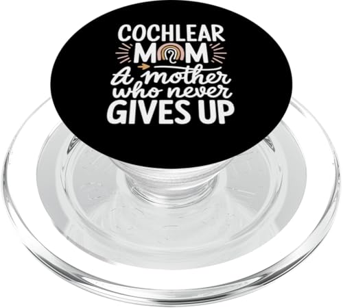 Cochlea-Implantat Awareness Cochlea-Implantat Mama PopSockets PopGrip für MagSafe Cochlea-Implantat Awareness Cochlea-Implantat Mama PopSockets PopGrip für MagSafe von Deaf Pride Gifts for Women and Men