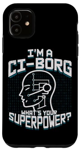 Cochlear Implant Awareness Cochlea-Implantat Hülle für iPhone 11 von Deaf Pride Gifts for Women and Men
