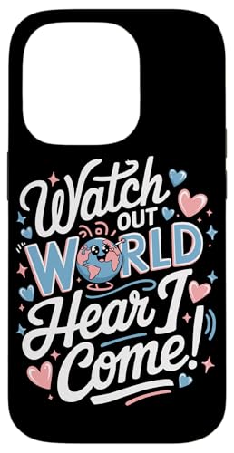 Cochlear Implant Awareness Cochlea-Implantat Hülle für iPhone 14 Pro von Deaf Pride Gifts for Women and Men