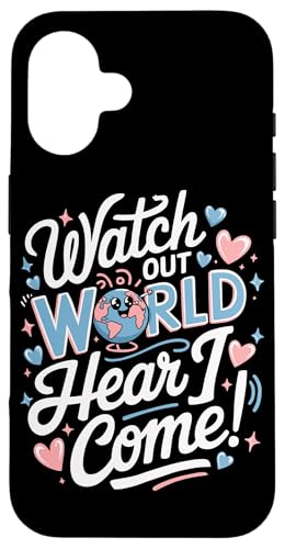 Cochlear Implant Awareness Cochlea-Implantat Hülle für iPhone 16 von Deaf Pride Gifts for Women and Men