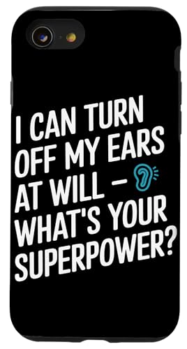 Cochlear Implant Awareness Cochlea-Implantat Hülle für iPhone SE (2020) / 7 / 8 von Deaf Pride Gifts for Women and Men