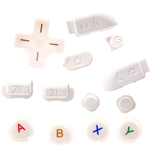ABXY Tastenset für New 3DS XL/LL Weiß weiß ABXY Tastenset für New 3DS XL/LL Weiß weiß von Deal4GO