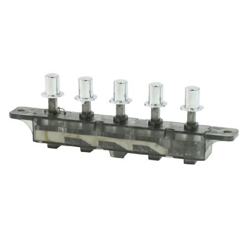 DealMux MQ205 AC 250V 4 Amp 5 Drucktasten-Tastaturschalter für Dunstabzugshaube von DealMux