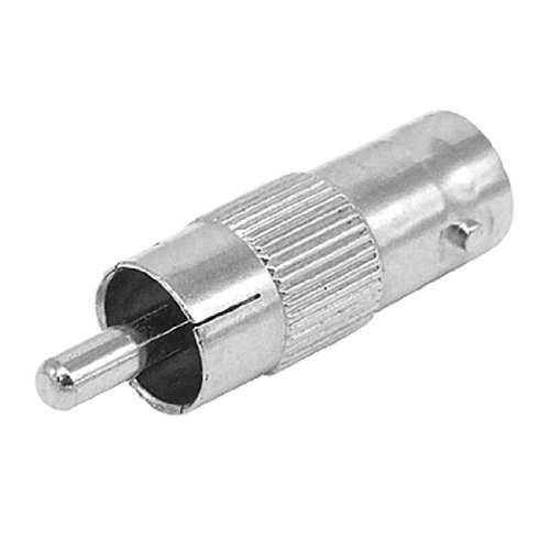 DealMux Silver Tone BNC-Buchse auf Cinch-Stecker HF-Koaxial-Adapter von DealMux