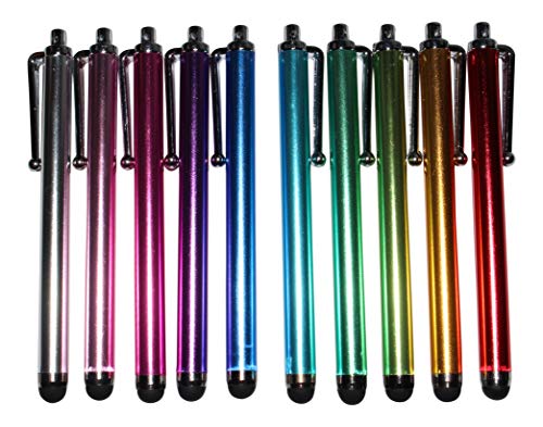 Dealbude24 10x Bunt Touch Stift Pen Tablet Handy Pen Bedien Universal Display Elegant von Dealbude24