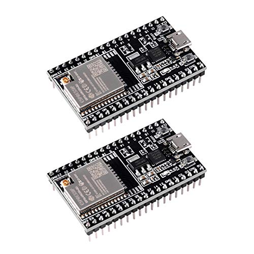 Dealikee ESP32-DevKitC Core Board ESP32 Entwicklungsboard ESP32-WROOM-32U für Schwarz WROOM-32U von Dealikee