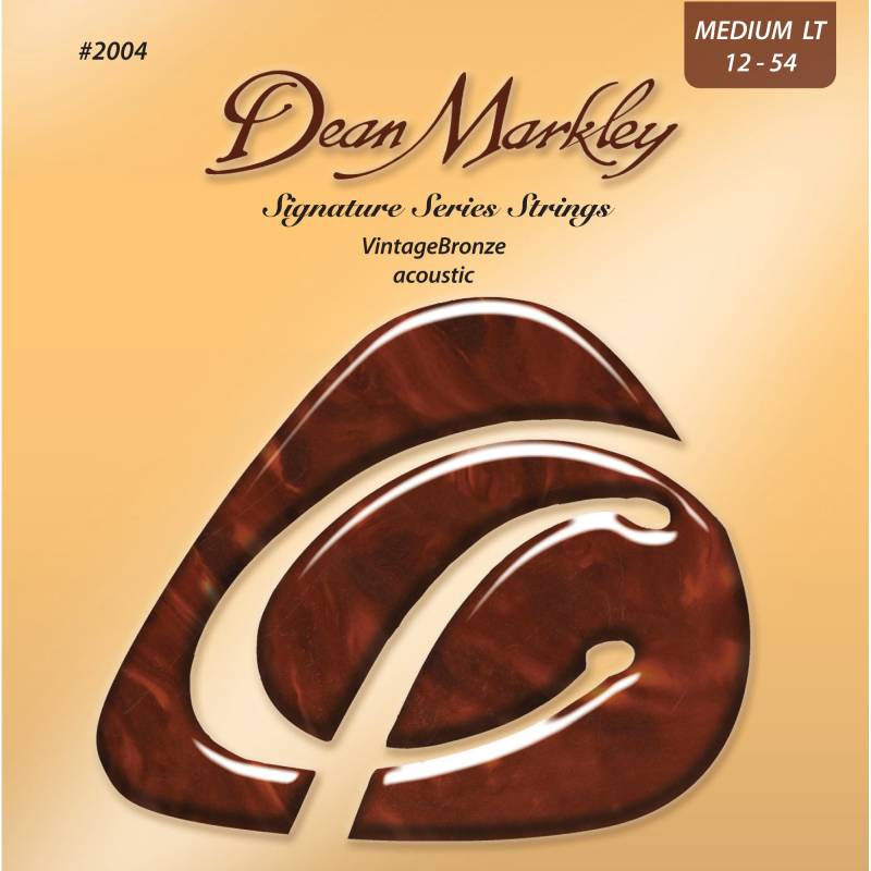 Dean Markley 2004 Vintage Bronze Medium Light 12-54 String Set for Steel-String Acoustic Guitars von Dean Markley