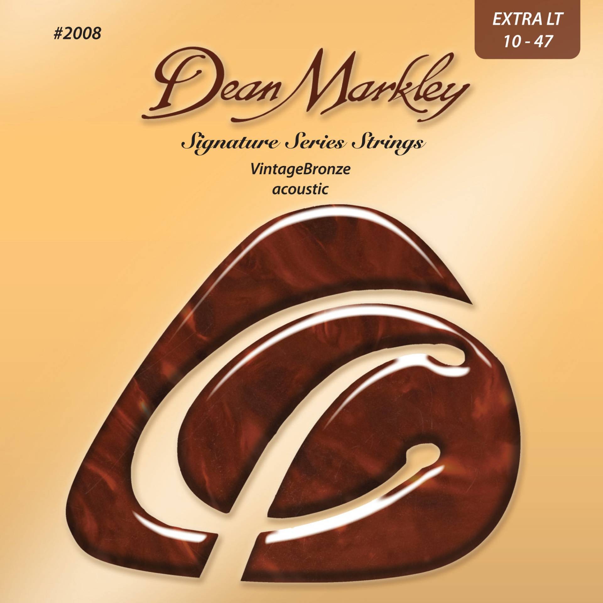 Dean Markley 2008 Vintage Bronze Extra Light 10-47 String Set for Steel-String Acoustic Guitars Dean Markley 2008 Vintage Bronze Extra Light 10-47 String Set for Steel-String Acoustic Guitars von Dean Markley