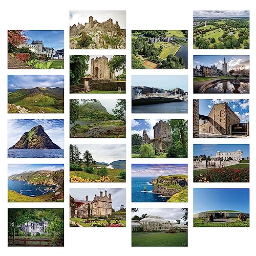 Dear Mapper Irland Vintage Landschaft Postkarten Pack 20 Stück/Set Postkarten aus der ganzen Welt Grußkarten für Business Welt Reisen Postkarte für Versand Dekor Geschenk von Dear Mapper