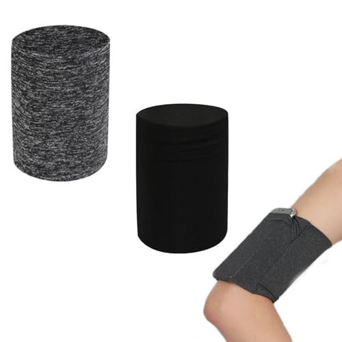 2 Stück Armschlaufen-Armband, Armumfang Sportarmband Arm, Sport Übung Armtasche, Sport Handyarmband Universal Halter Sleeve, Elastisches Sportarmband für Joggen, Radfahren und Fitness von Deautie