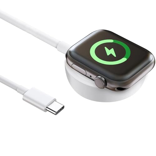 Debbeny Ladegerät Kabel für Apple Watch, [MFI zertifiziert] Uhren, kabelloses magnetisches Ladegerät für iWatch Serie Ultra/9/8/7/6/SE/SE2/5/4/3/2/1 (1M) von Debbeny