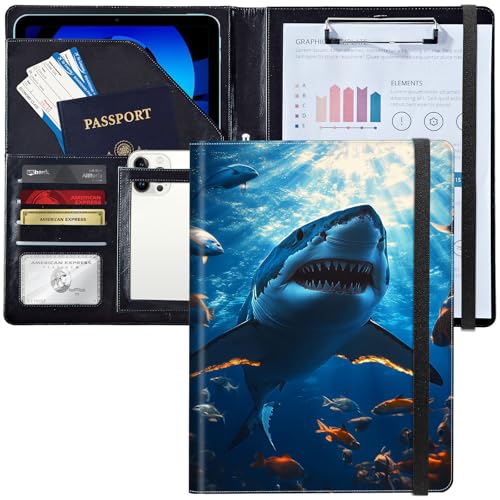 Padfolio/Portfolio-Ordner, Klemmbrett, personalisiertes Leder-Portfolio, Padfolio mit Lebenslauf-Dokumenten, Organizer, Briefgröße, A4, Schreibblock, Visitenkartenhalter für Männer und Frauen, großer Padfolio/Portfolio-Ordner, Klemmbrett, personalisiertes Leder-Portfolio, Padfolio mit Lebenslauf-Dokumenten, Organizer, Briefgröße, A4, Schreibblock, Visitenkartenhalter für Männer und Frauen, großer von Decahouy