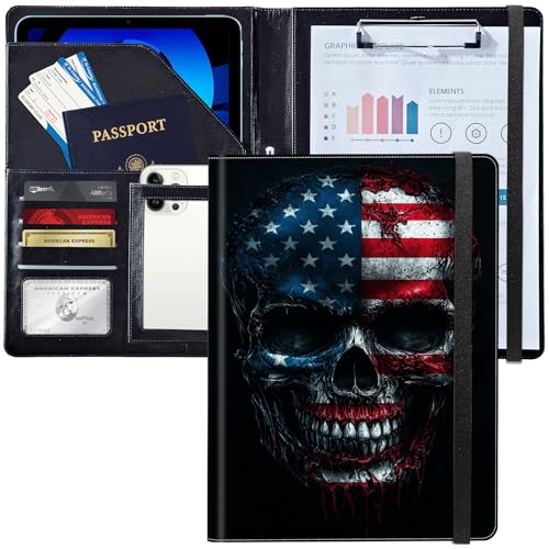 Padfolio/Portfolio-Ordner, Klemmbrett, personalisiertes Leder-Portfolio, Padfolio mit Lebenslauf-Dokumenten, Organizer, Briefgröße, A4, Schreibblock, Visitenkartenhalter für Männer und Frauen Padfolio/Portfolio-Ordner, Klemmbrett, personalisiertes Leder-Portfolio, Padfolio mit Lebenslauf-Dokumenten, Organizer, Briefgröße, A4, Schreibblock, Visitenkartenhalter für Männer und Frauen von Decahouy