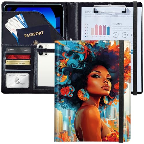 Padfolio/Portfolio-Ordner, Klemmbrett, personalisiertes Leder-Portfolio, Padfolio mit Lebenslauf-Dokumenten, Organizer, Briefgröße, A4, Schreibblock, Visitenkartenhalter für Männer und Frauen Padfolio/Portfolio-Ordner, Klemmbrett, personalisiertes Leder-Portfolio, Padfolio mit Lebenslauf-Dokumenten, Organizer, Briefgröße, A4, Schreibblock, Visitenkartenhalter für Männer und Frauen von Decahouy