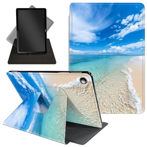Schutzhülle für Amazon Kindle Fire HD 10 Tablet & Fire HD 10 Plus (11. Generation, Version 2021), 25,7 cm (10,1 Zoll), um 360 Grad drehbarer Ständer, Schutzhülle, Aufwach-/Schlaf-Funktion, schöner von Decahouy