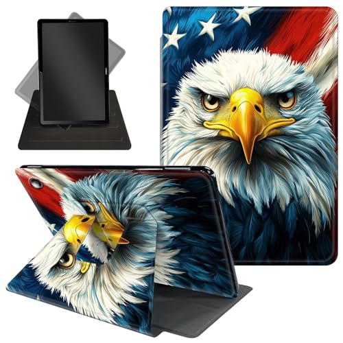 Schutzhülle für Amazon Kindle Fire Max 11 (Version 2023 13. Generation), um 360 Grad drehbarer Ständer, Schutzhülle mit automatischer Auf-/Schlaf-Funktion für Kindle Fire Max 11 Tablet, amerikanische von Decahouy