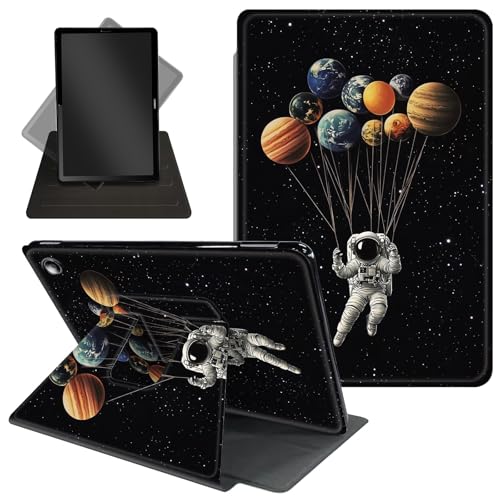 Schutzhülle für Amazon Kindle Fire Max 11 (Version 2023 13. Generation), um 360 Grad drehbarer Ständer, Schutzhülle mit automatischer Auf-/Schlaf-Funktion für Kindle Fire Max 11 Tablet, Astronaut im von Decahouy