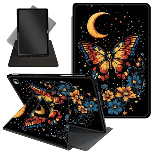 Schutzhülle für Amazon Kindle Fire Max 11 (Version 2023 13. Generation), um 360 Grad drehbarer Ständer, Schutzhülle mit automatischer Auf-/Schlaf-Funktion für Kindle Fire Max 11 Tablet, bunte von Decahouy