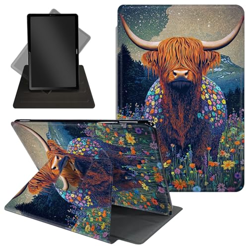 Schutzhülle für Kindle Paperwhite 17,8 cm (7 Zoll), 12. Generation 2024 & Colorsoft Signature Edition – niedlicher 360 Grad drehbarer Ständer, Folio-Schutzhülle mit automatischer Wake/Sleep-Funktion von Decahouy