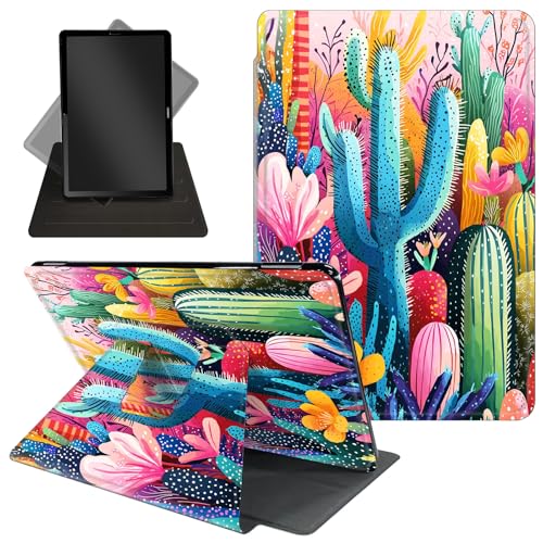 Schutzhülle für Kindle Paperwhite 17,8 cm (7 Zoll), 12. Generation 2024 & Kindle Colorsoft Signature Edition, niedlicher 360 Grad drehbarer Ständer, Folio-Schutzhülle mit automatischer Wake von Decahouy