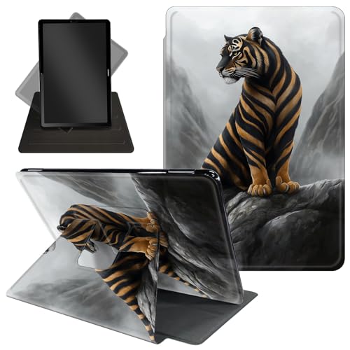 Schutzhülle für Kindle Paperwhite 17,8 cm (7 Zoll), 12. Generation 2024 und Kindle Colorsoft Signature Edition, niedlicher 360 Grad drehbarer Ständer, Folio-Schutzhülle mit automatischer Wake von Decahouy