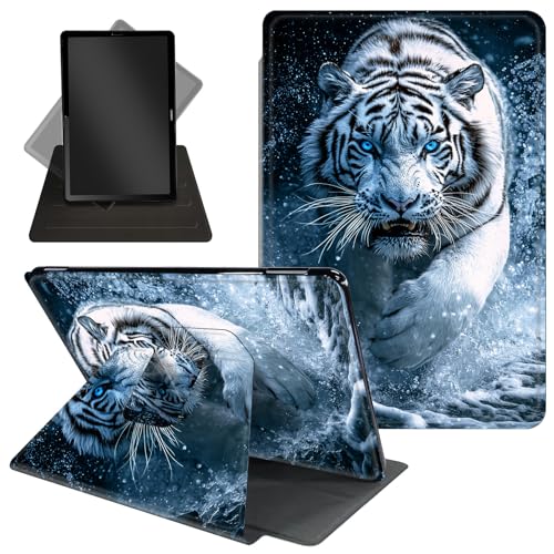 Schutzhülle für Kindle Paperwhite 17,8 cm (7 Zoll), 12. Generation 2024 und Kindle Colorsoft Signature Edition, niedlicher 360 Grad drehbarer Ständer, Folio-Schutzhülle mit automatischer Wake von Decahouy