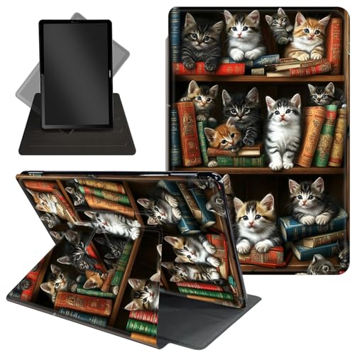 Schutzhülle für Kindle Paperwhite 17,8 cm (7 Zoll), 12. Generation 2024 und Kindle Colorsoft Signature Edition, niedlicher 360 Grad drehbarer Ständer, Folio-Schutzhülle mit automatischer Wake von Decahouy