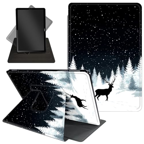Schutzhülle für Kindle Paperwhite 17,8 cm (7 Zoll), 12. Generation 2024 und Kindle Colorsoft Signature Edition, niedlicher 360 Grad drehbarer Ständer, Folio-Schutzhülle mit automatischer Wake von Decahouy