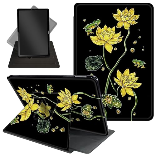 Schutzhülle für Kindle Paperwhite 17,8 cm (7 Zoll), 12. Generation 2024 und Kindle Colorsoft Signature Edition, niedlicher 360 Grad drehbarer Ständer, Folio-Schutzhülle mit automatischer Wake von Decahouy