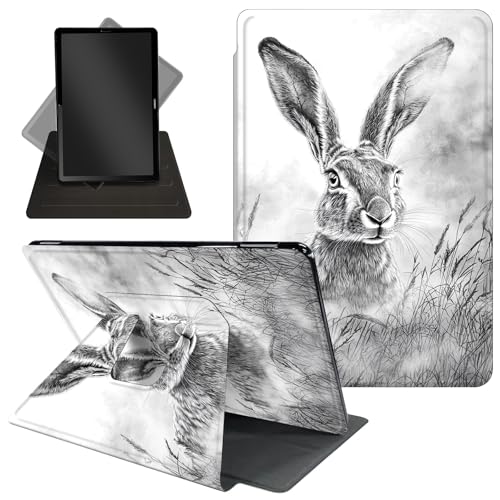 Schutzhülle für Kindle Paperwhite 17,8 cm (7 Zoll), 12. Generation 2024 und Kindle Colorsoft Signature Edition, niedlicher 360 Grad drehbarer Ständer, Folio-Schutzhülle mit automatischer Wake von Decahouy