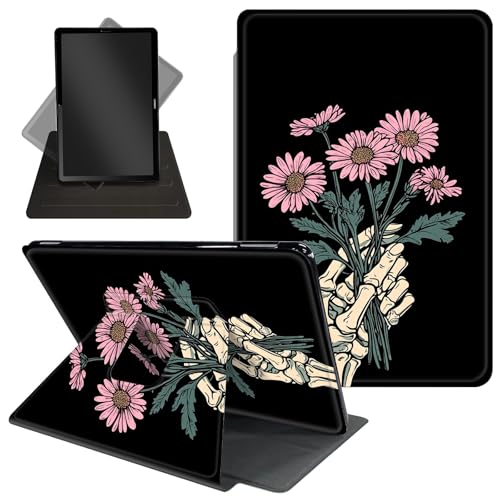 Schutzhülle für Kindle Paperwhite 17,8 cm (7 Zoll), 12. Generation 2024 & Kindle Colorsoft Signature Edition, niedlicher 360 Grad drehbarer Ständer, Folio-Schutzhülle mit automatischer Wake von Decahouy