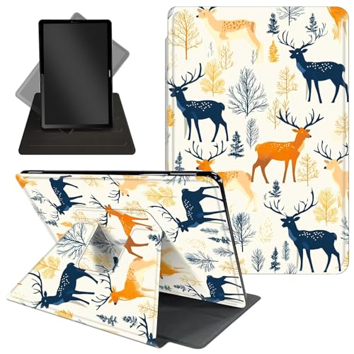 Schutzhülle für Kindle Paperwhite 17,8 cm (7 Zoll), 12. Generation 2024 und Kindle Colorsoft Signature Edition, niedlicher 360 Grad drehbarer Ständer, Folio-Schutzhülle mit automatischer Wake von Decahouy