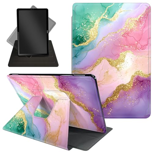 Schutzhülle für Kindle Paperwhite 17,8 cm (7 Zoll), 12. Generation 2024 und Kindle Colorsoft Signature Edition, niedlicher 360 Grad drehbarer Ständer, Folio-Schutzhülle mit automatischer Wake von Decahouy