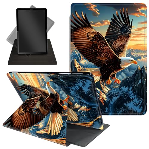 Schutzhülle für Kindle Paperwhite 17,8 cm (7 Zoll), 12. Generation 2024 und Kindle Colorsoft Signature Edition, niedlicher 360 Grad drehbarer Ständer, Folio-Schutzhülle mit automatischer Wake von Decahouy