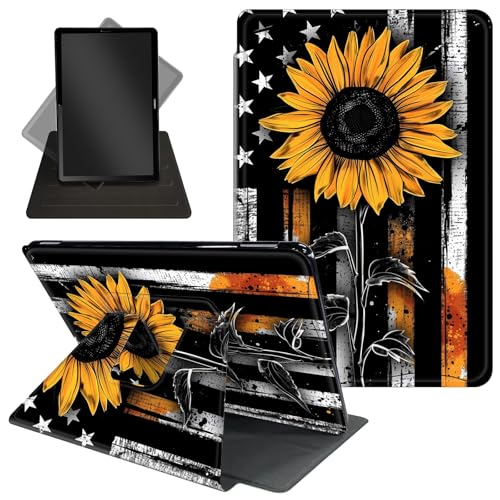 Schutzhülle für Kindle Paperwhite 17,8 cm (7 Zoll), 12. Generation 2024 und Kindle Colorsoft Signature Edition, niedlicher 360 Grad drehbarer Ständer, Folio-Schutzhülle mit automatischer Wake von Decahouy