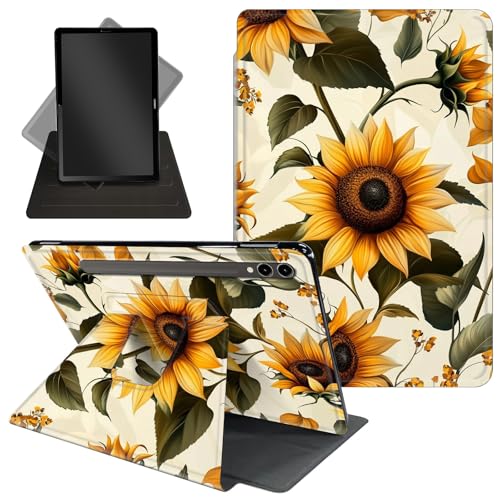 Schutzhülle für Samsung Galaxy Tab S10 Plus/S9 FE Plus/S9 Plus 5G Tablet 12,4 Zoll Hülle, 360 Grad drehbarer Ständer, Schutzhülle mit automatischer Auf-/Schlaf-Funktion für Tab S10 Plus, schöne von Decahouy