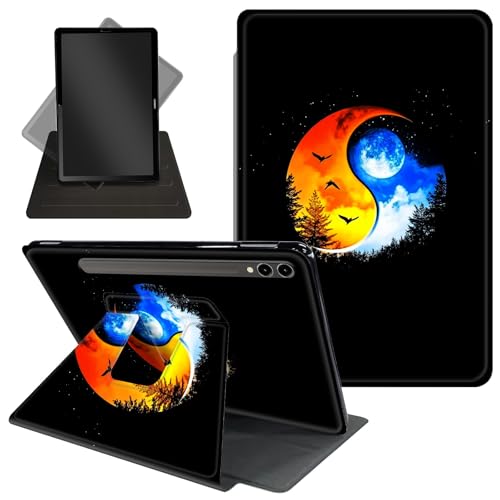 Schutzhülle für Samsung Galaxy Tab S10 Plus/S9 FE Plus/S9 Plus 5G Tablet 12,4 Zoll Hülle, 360 Grad drehbarer Ständer, Schutzhülle mit automatischer Up/Sleep-Funktion für Tab S10 Plus, leistungsstarkes von Decahouy