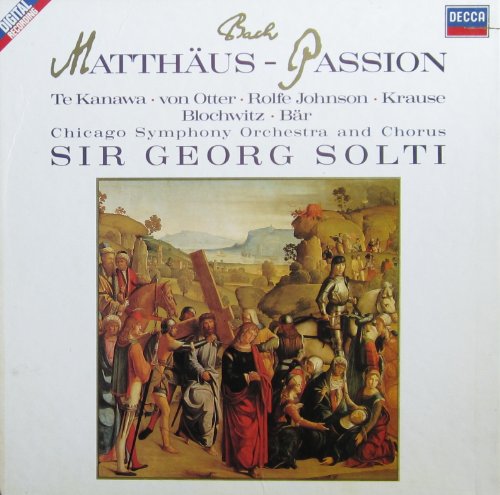 Bach: Matthäus-Passion (Chicago 1987) [Vinyl Schallplatte] [3 LP Box-Set] von Decca Records