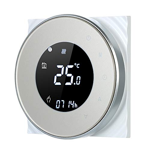 Decdeal Wi-FI Programmierbarer Raumthermostat, intelligent, kabellos, mit LCD-Touchscreen – Schwarz Decdeal Wi-FI Programmierbarer Raumthermostat, intelligent, kabellos, mit LCD-Touchscreen – Schwarz von Decdeal