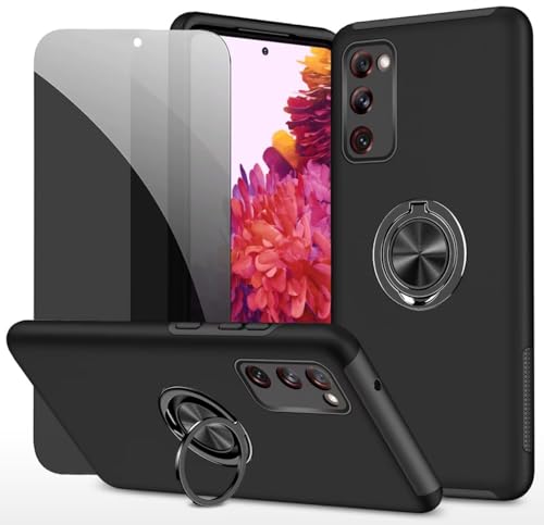Dechyi Sichtschutz hülle für Samsung Galaxy S20 FE Schwarz Handyhülle mit Anti-Spähen aus gehärtetem Glas Displayschutzfolie mit Ringhalterung stoßfest, Kratzfest strapazierfähig Schutzhülle Dechyi Sichtschutz hülle für Samsung Galaxy S20 FE Schwarz Handyhülle mit Anti-Spähen aus gehärtetem Glas Displayschutzfolie mit Ringhalterung stoßfest, Kratzfest strapazierfähig Schutzhülle von Dechyi