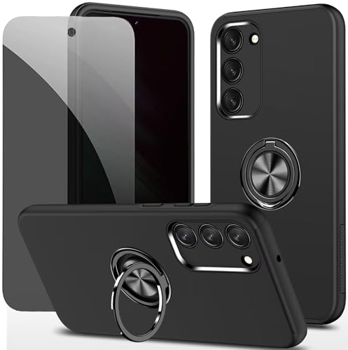 Dechyi Sichtschutz hülle für Samsung Galaxy S23 Plus 5G Schwarz Handyhülle mit Anti-Spähen aus gehärtetem Glas Displayschutzfolie mit Ringhalterung stoßfest, Kratzfest strapazierfähig Schutzhülle Dechyi Sichtschutz hülle für Samsung Galaxy S23 Plus 5G Schwarz Handyhülle mit Anti-Spähen aus gehärtetem Glas Displayschutzfolie mit Ringhalterung stoßfest, Kratzfest strapazierfähig Schutzhülle von Dechyi