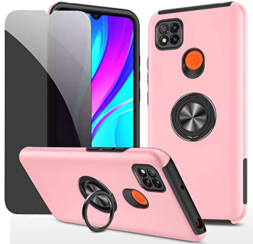 Dechyi Sichtschutz hülle für Xiaomi Redmi 9C /9C NFC rosa Handyhülle mit Anti-Spähen Displayschutzfolie mit Ringhalterung stoßfest, Kratzfest strapazierfähig Schutzhülle Dechyi Sichtschutz hülle für Xiaomi Redmi 9C /9C NFC rosa Handyhülle mit Anti-Spähen Displayschutzfolie mit Ringhalterung stoßfest, Kratzfest strapazierfähig Schutzhülle von Dechyi