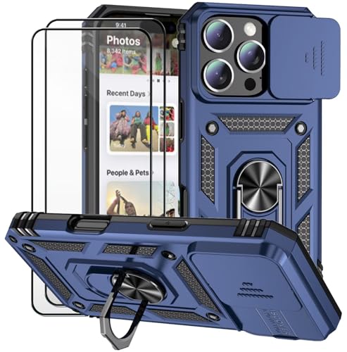 Dechyi für iPhone 16 Pro Max 6.9 Zoll Hülle mit Panzerglas Schutzfolie Schutzhülle mit Kameraschieber Case 360° Drehbarer Militä Ständer Stoßfest Cover-Rosa Dechyi für iPhone 16 Pro Max 6.9 Zoll Hülle mit Panzerglas Schutzfolie Schutzhülle mit Kameraschieber Case 360° Drehbarer Militä Ständer Stoßfest Cover-Rosa von Dechyi