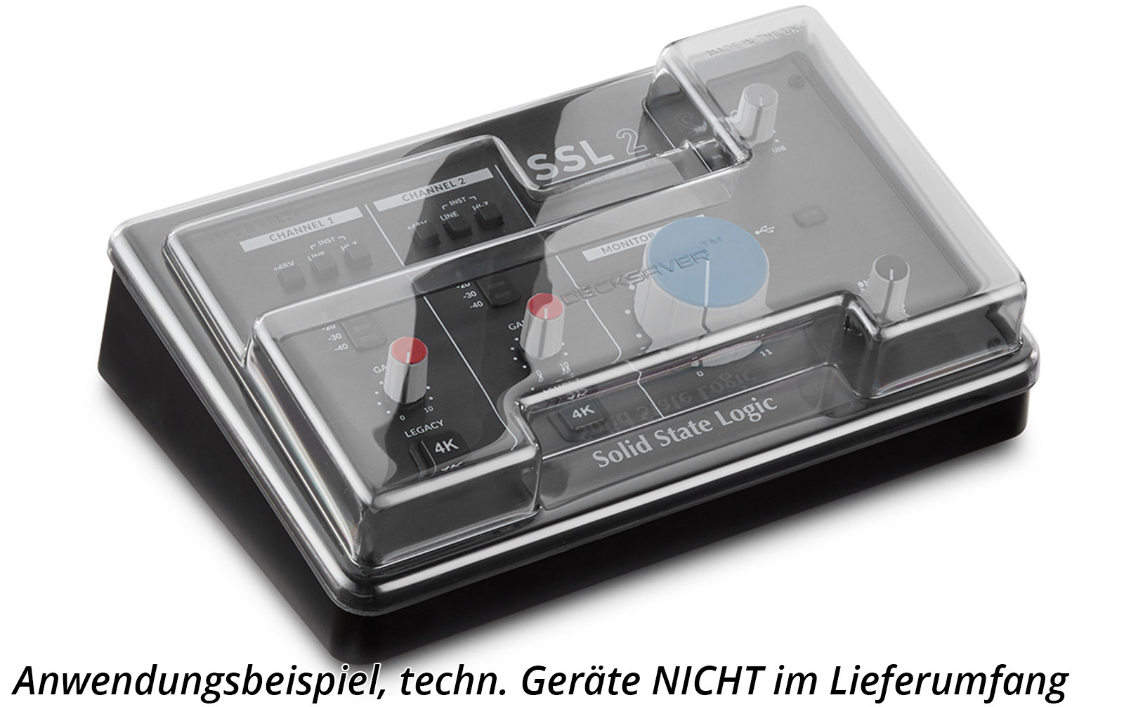 Decksaver Solid State Logic SSL 2 & SSL 2+ Staubschutzabdeckung von Decksaver