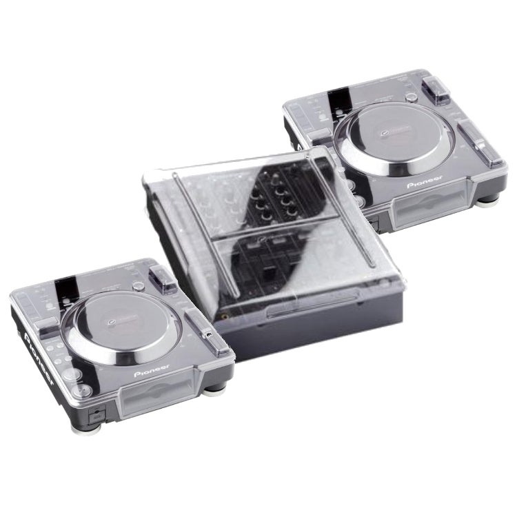 Decksaver Staubabdeckungs-Set Decksaver DJM700/800+CDJ1000(2x) von Decksaver