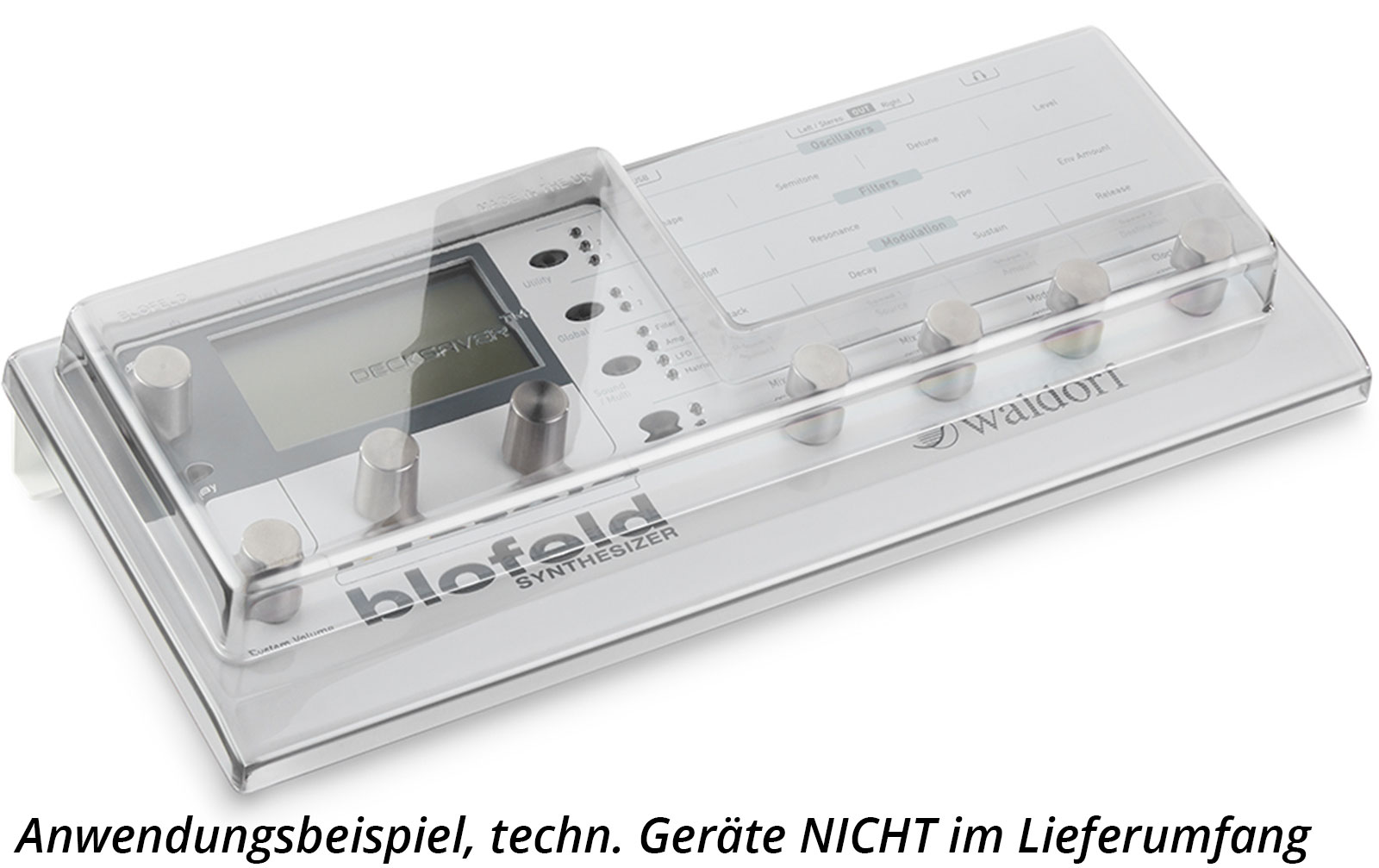 Decksaver Waldorf Blofeld Desktop / Pulse 2 Desktop Staubschutzabdeckung Decksaver Waldorf Blofeld Desktop / Pulse 2 Desktop Staubschutzabdeckung von Decksaver