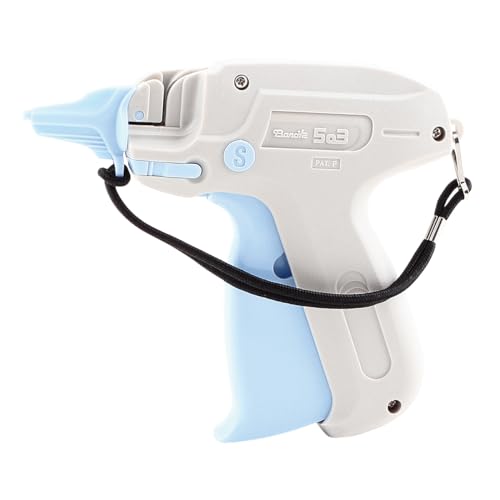 Deco Woerner Etikettierpistole Banok 503 S Heftpistole Etikettiermaschine weißblau Etikett-Pistole zur Befestigung von Preisschildern an Textilien Kleidung von Deco Woerner