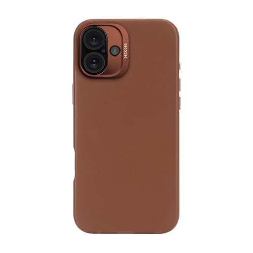 Decoded Lederhülle für iPhone 16 Plus, MagSafe-kompatible Hülle, Aus Hochwertigem ECCO-Leder, Hervorragender Fall- und Aufprallschutz, Kratzfeste Handyhülle, Metalltasten, Tan Decoded Lederhülle für iPhone 16 Plus, MagSafe-kompatible Hülle, Aus Hochwertigem ECCO-Leder, Hervorragender Fall- und Aufprallschutz, Kratzfeste Handyhülle, Metalltasten, Tan von Decoded