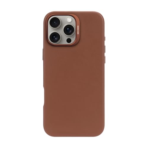 Decoded Lederhülle für iPhone 16 Pro Max, MagSafe-kompatible Hülle, Aus Hochwertigem ECCO-Leder, Hervorragender Fall- und Aufprallschutz, Kratzfeste Handyhülle, Metalltasten, Tan Decoded Lederhülle für iPhone 16 Pro Max, MagSafe-kompatible Hülle, Aus Hochwertigem ECCO-Leder, Hervorragender Fall- und Aufprallschutz, Kratzfeste Handyhülle, Metalltasten, Tan von Decoded